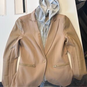 Central Park West Blazer with hoodie insert